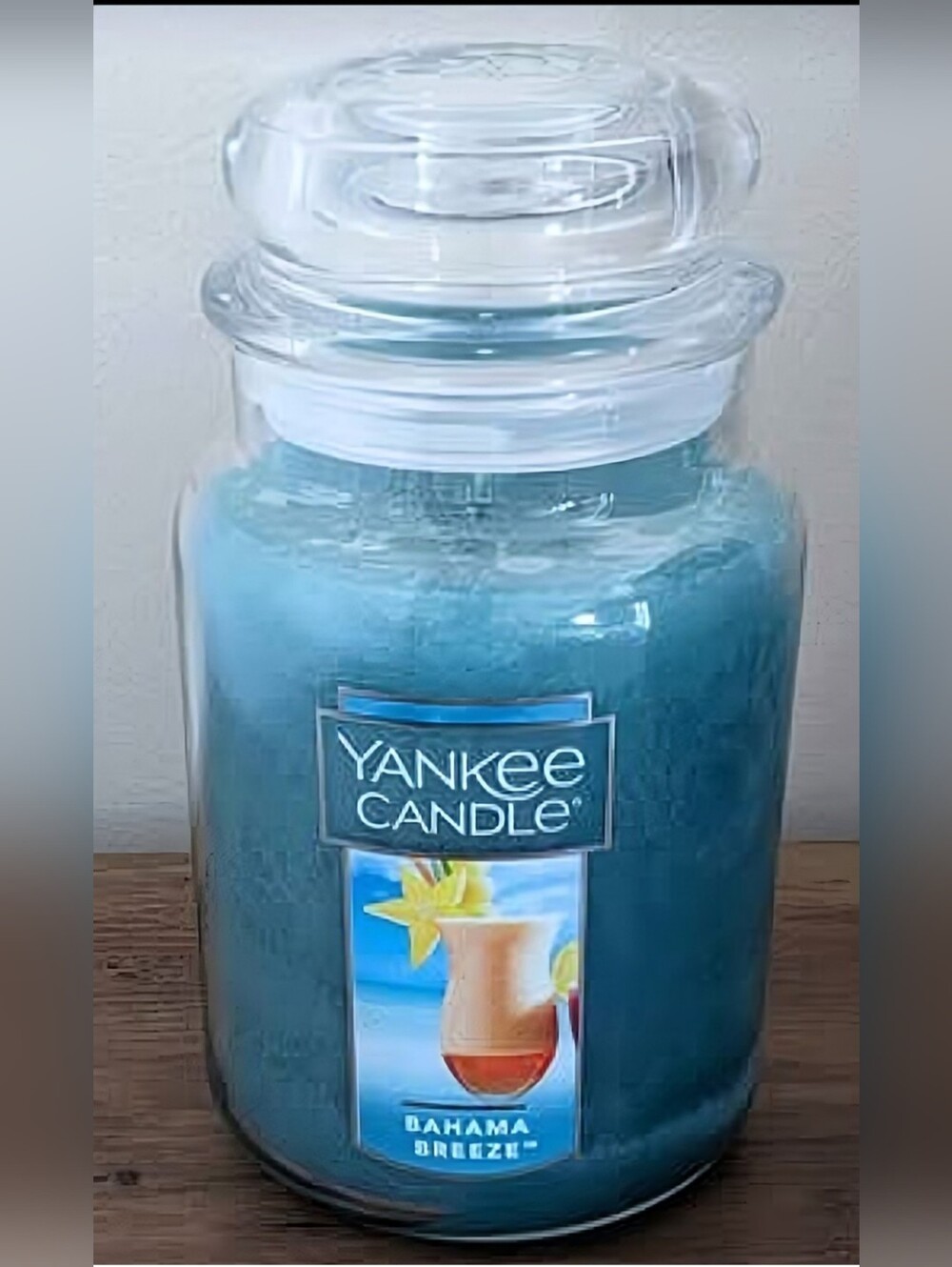 Bahama Breeze Yankee Candle Original Retired Wax Blend Large Jar 22oz.